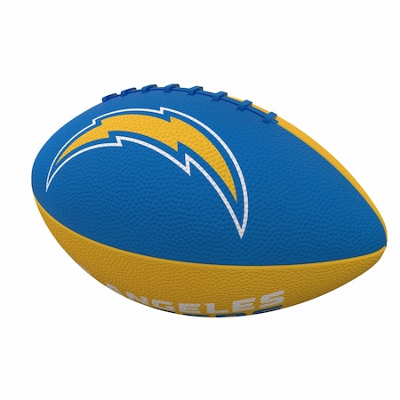 Logo Brands LA Chargers Pinwheel Logo Junior-Size Rubber Football 626-93JR-2